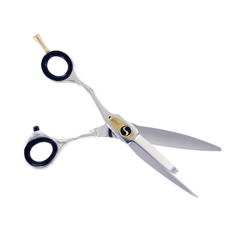 Sensei GSC Left Handed Professional Dry/Slide Offset Scissor 6" Inch SZL50 With Free Case