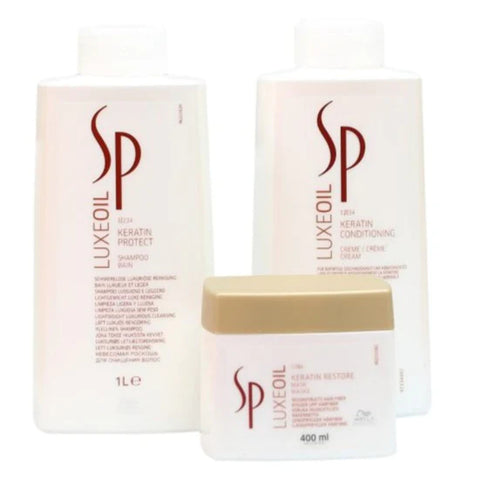 Wella SP Luxe Oil Shampoo & Conditioner 1000ml Mask 400ml Trio