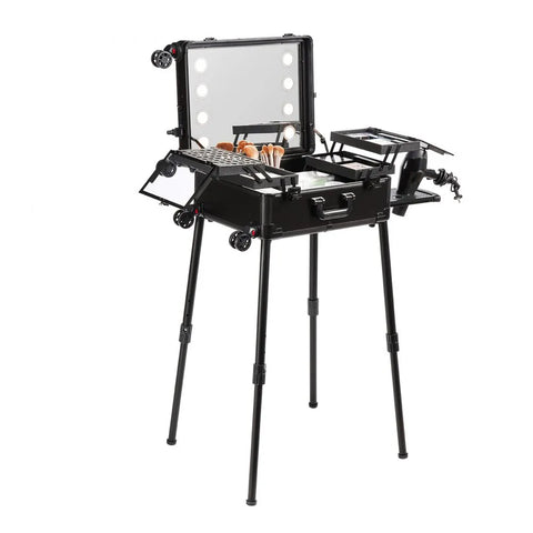 Karma Rolling Makeup and Hairdressing Case with LED Lights and Bluetooth Speaker - image 3