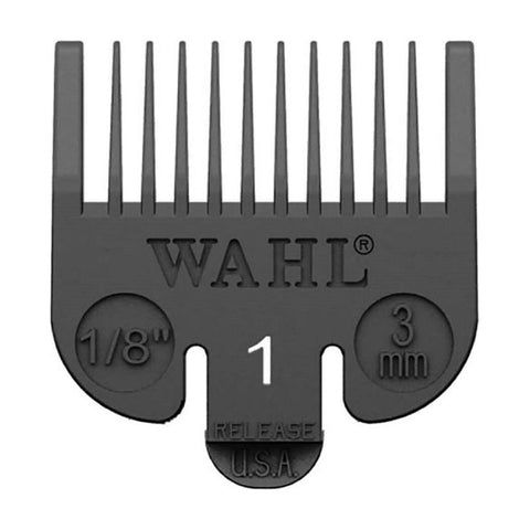 Wahl No. 1 Plastic Tab Attachment Comb 1/8inch Black