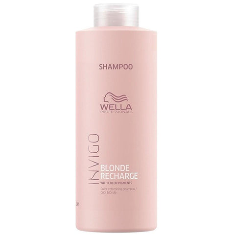 Wella Invigo Blonde Recharge Cool Blonde Color Refreshing Shampoo 1000ml