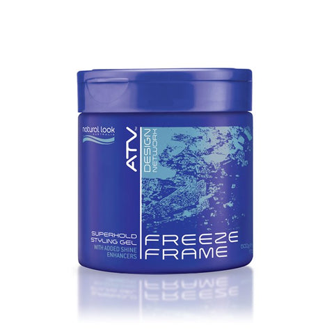 Natural Look Freeze Frame Superhold Styling Gel 500g