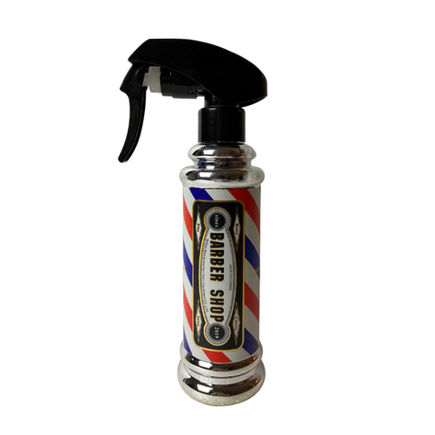 BOB Barber Pole Trigger Spray Bottle 180ml - Silver