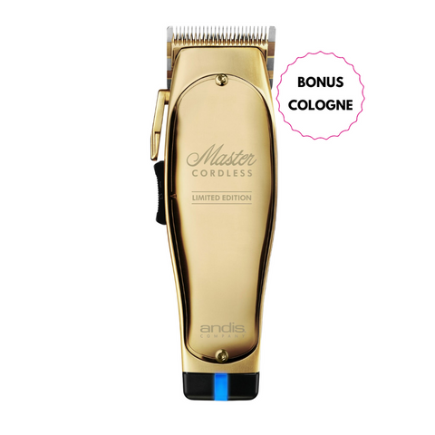 Andis Master Cordless Li Clipper - Gold Limited Edition