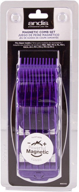 Andis Magnetic Attachment Comb Set 4pc (No. 5, 6, 7, 8)