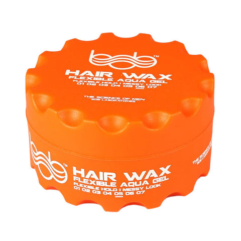 BOB Hair Wax Crazy Aqua Gel Flexible Hold Ultra Shine 150ml ORANGE