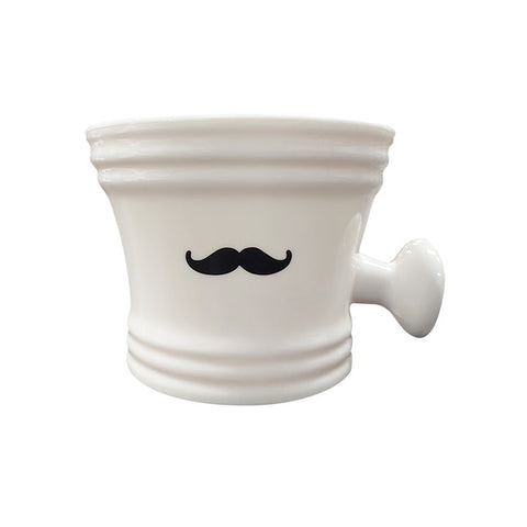 BOB Shaving Mug Plastic White