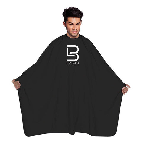 L3VEL 3 Professional Black Cutting Cape