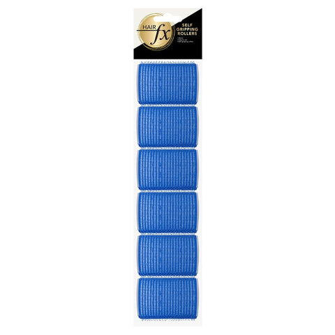 Hair FX Self Gripping 40mm Blue Velcro Rollers, 12pk