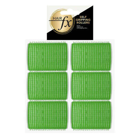 Hair FX Self Gripping 48mm Green Velcro Rollers, 12pk