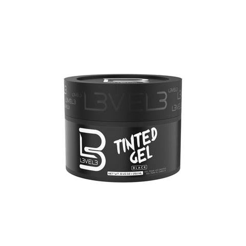 L3VEL 3 Tinted Hair Gel Black Colour 250ml