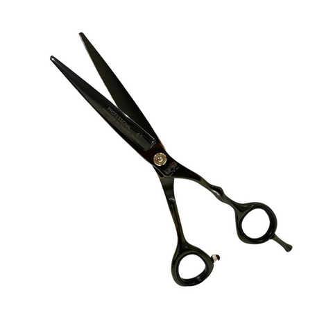 BOB 5" Inch Black Edition Stainless Steel Scissors Right Handed (Made in Italy)