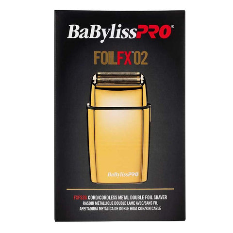BaByliss PRO Gold Foil FX02 Metal Double Foil Shaver