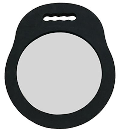 BOB Round Black Foam Mirror