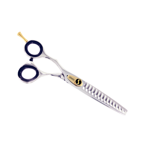 Sensei GSC 14 Tooth Pointcut Texture Left Handed Professional Offset Thinning Scissor GSC14 With Free Case